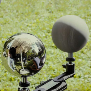 12.6cm vfx hdri ball chrome grey ball